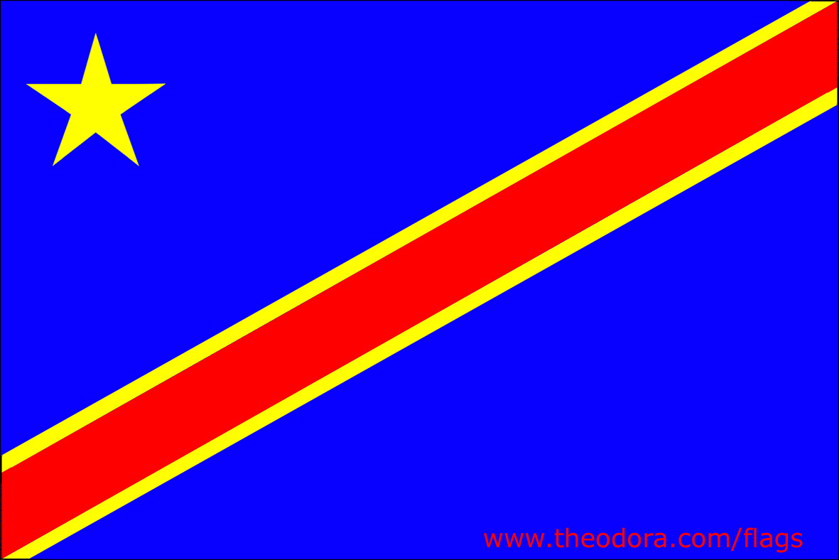 Democratic Republic Of Congo Flag