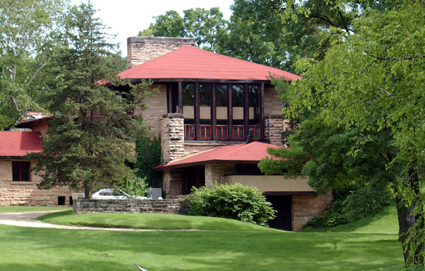Frank Lloyd Wright's Taliesin house Spring Green Wisconsin United States Frank Lloyd Wright's Taliesin house Spring Green Wisconsin United States