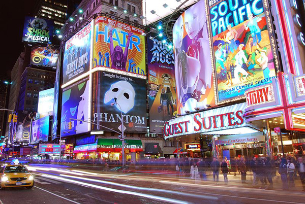 time square new york at night. Times Square at night, New