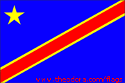 flag of Democratic Republic of Congo