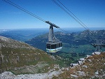 Cable car at Chaserrugg, Switzerland photo