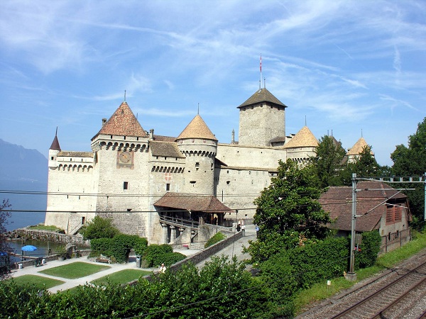 Chillon castle, Montreux, Switzerland photo.