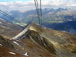 Corviglia cable car, Saint Moritz, Switzerland photo