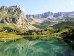 A lake near Muotathal, Schwyz, Switzerland photo