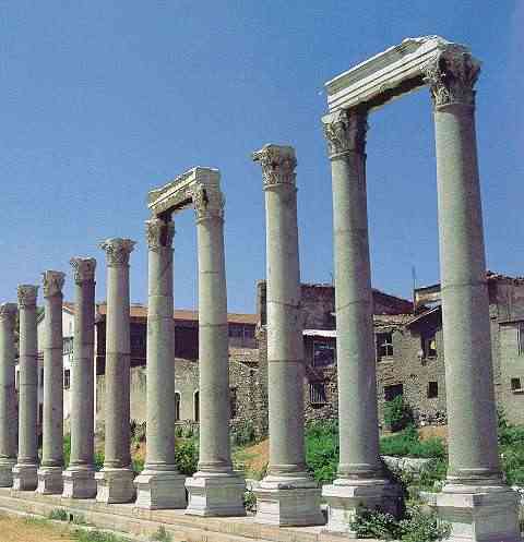 Ancient agora of Smyrna, Izmir, Turkey photo