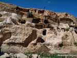 Ancient cave dwelings, Batman province, Turkey photo