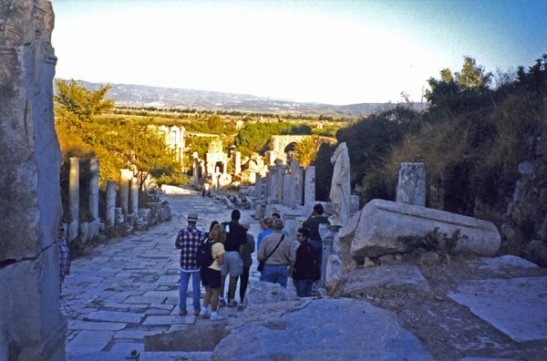 The ancient Greek city of Ephesus, Western coast of Anatolia, Turkey photo