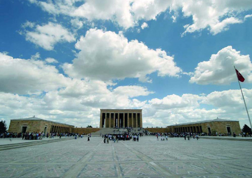 Anitkabir, the Mustafa Kemal Ataturk mausoleum, Ankara, Turkey photo