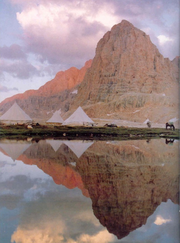 Lake, Alaglar National Park, Yahyali, Kayseri province, Turkey photo