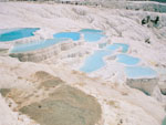 Limestone terraces, Karahayit, Denizli province, Turkey photo