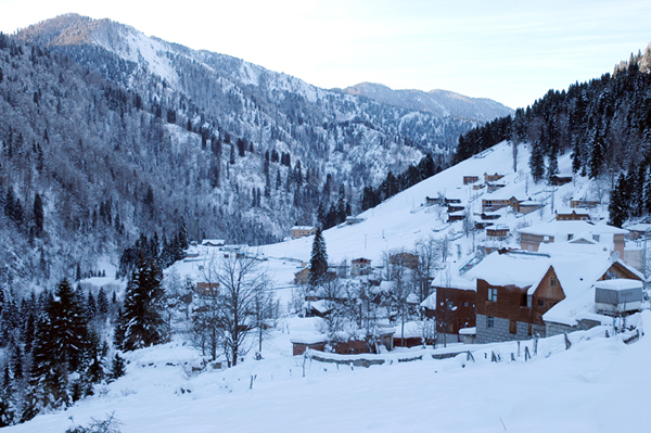 Mountain village, Rize province, Turkey photo