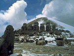 Near the peak of Nemrut mountain, Adiyaman province, Turkey photo