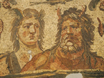 Roman mosaic, Antakya archeological museum, Hatay province, Turkey photo