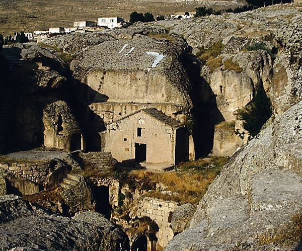 Sivisli Kilise, ancient rock cave church, Aksaray, Turkey photo