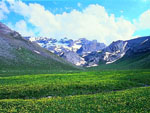 Snowcapped mountains, Nigde province, Turkey photo