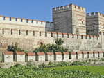 Theodosian walls, Istanbul, Turkey photo