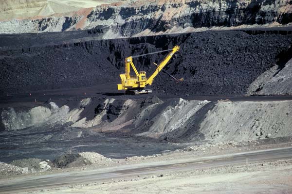 Coal mine, Wyoming, United States photo