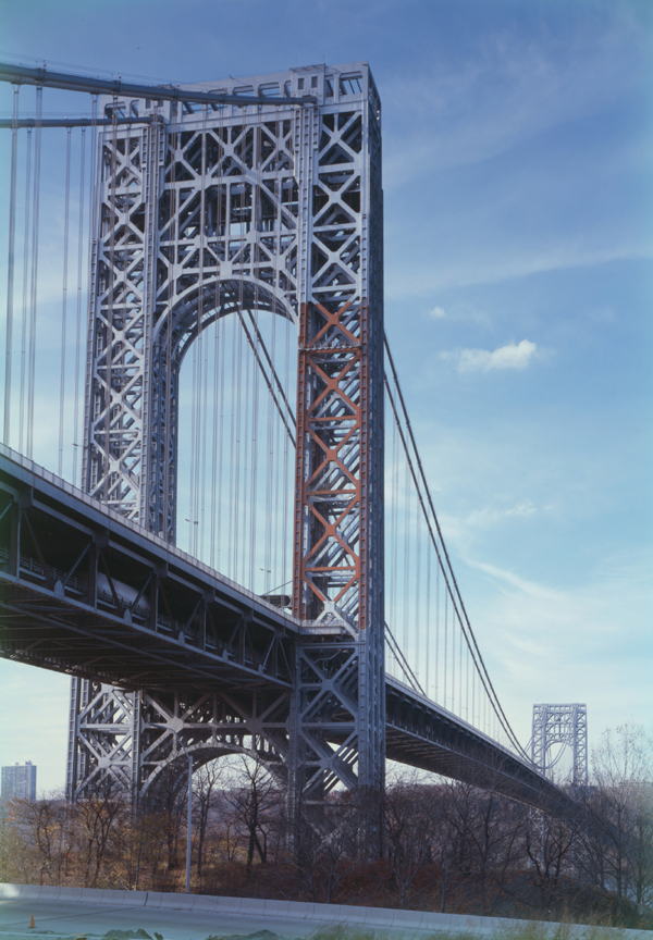 The George Washington Bridge, over the Hudson River, between New York City and New Jersey, United States photo