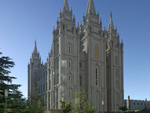 The Mormon Temple in Salt Lake City, Utah, United States photo