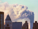 The World Trade Center on September 11, 2001, New York City, United States photo