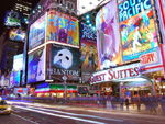 Times Square at night, New York City, United States photo