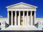 West front of the US Supreme Court building, Washington, Discrict of Columbia, United States photo